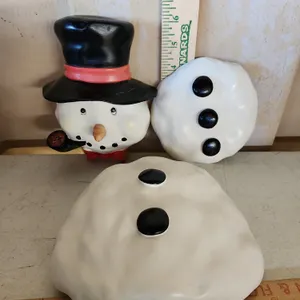 Resin 3 Pc Snowman Tree Hanger