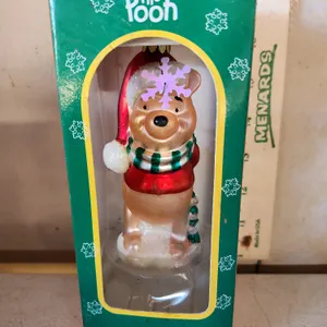 Disney Winnie The Pooh European Style Glass Mouth Blown Ornament