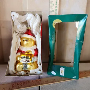 1997 Classic Winnie The Pooh Hand Blown Glass Ornament, Made In Germany