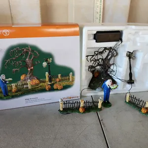 Dept 56 Halloween Village Accessories-Gravely Landscape Set