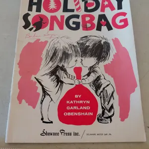 1972 Holiday Songbag By Kathryn Garland Obenshain Song Book