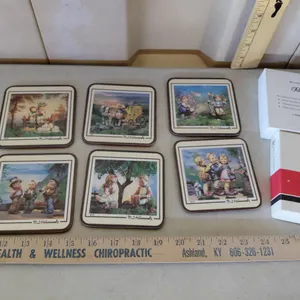 1986 M.J. Hummel Coaster Set In Original Box
