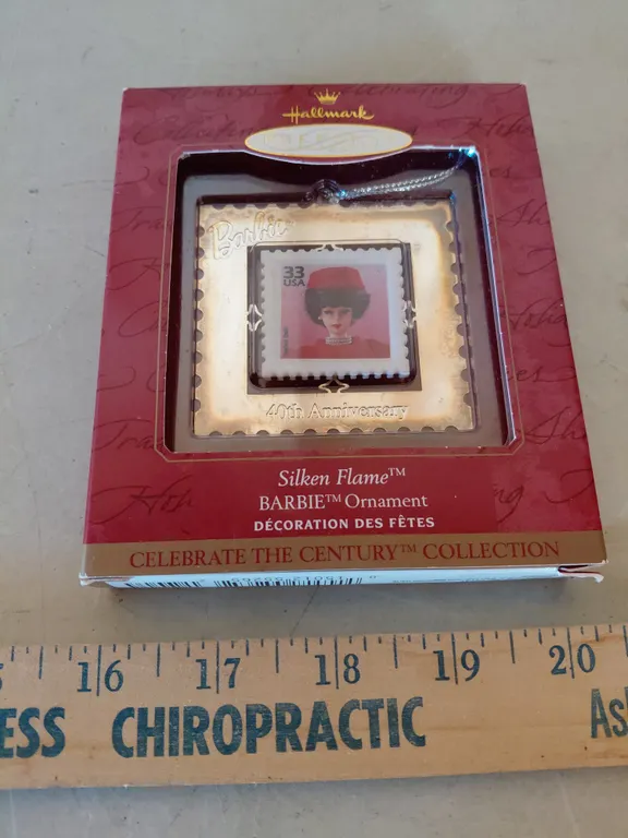 1999 Hallmark Keepsake Barbie Ornament Silken Flame