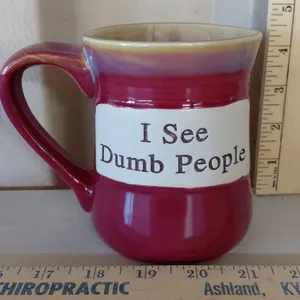 "I See Dumb People" Ltd Commodities Pottery Mug