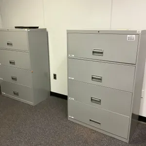 QTY OF (2) 4 DRAWER METAL FILE CABINETS