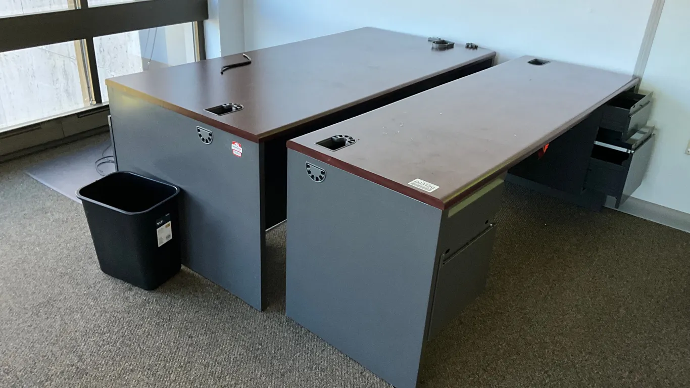 QTY OF (2) DESKS