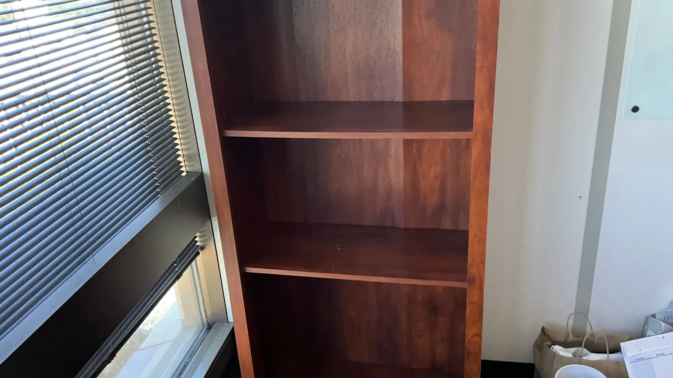 WOODEN BOOKCASE