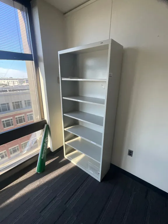 6-SHELF METAL BOOKCASE