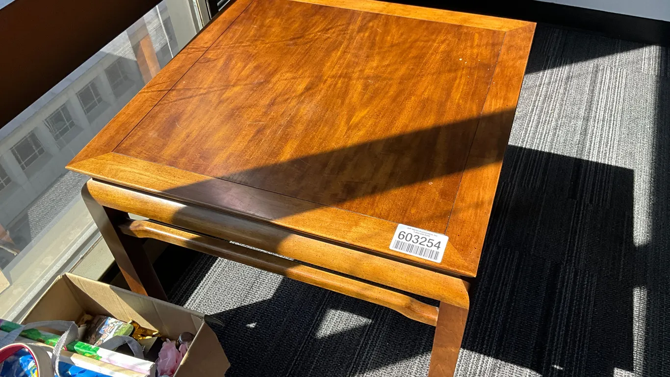 WOOD SIDE TABLE