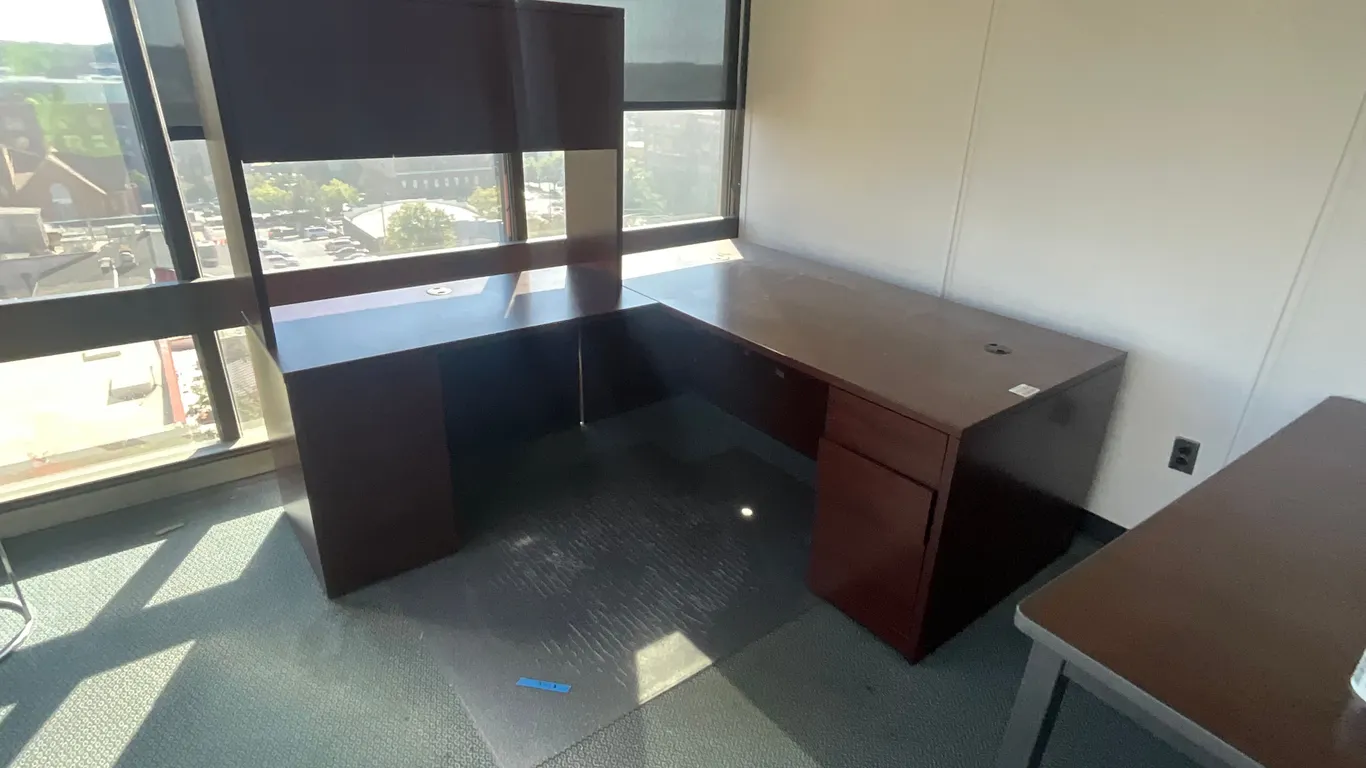 L-SHAPED DESK W/ STORAGE