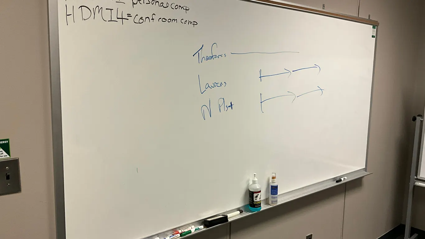 97” X 48” DRY ERASE BOARD