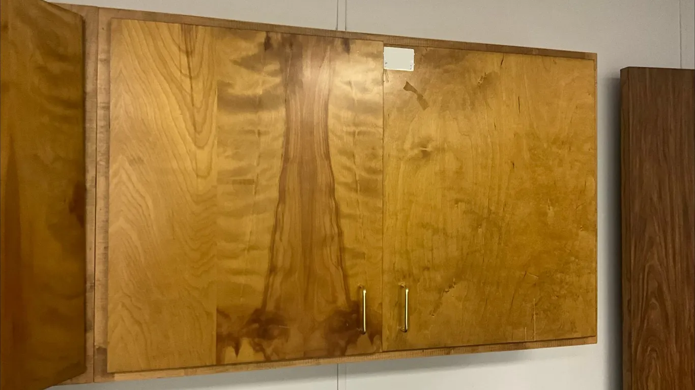 48”X12”X30” WOODEN CABINET WITH SHELF*** BUYER RESPONSIBLE FOR REMOVAL***