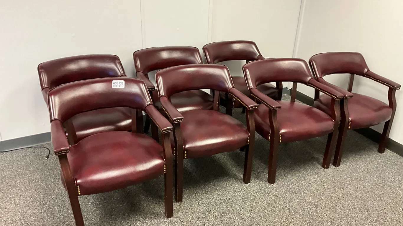 QTY OF (7) ARM CHAIRS