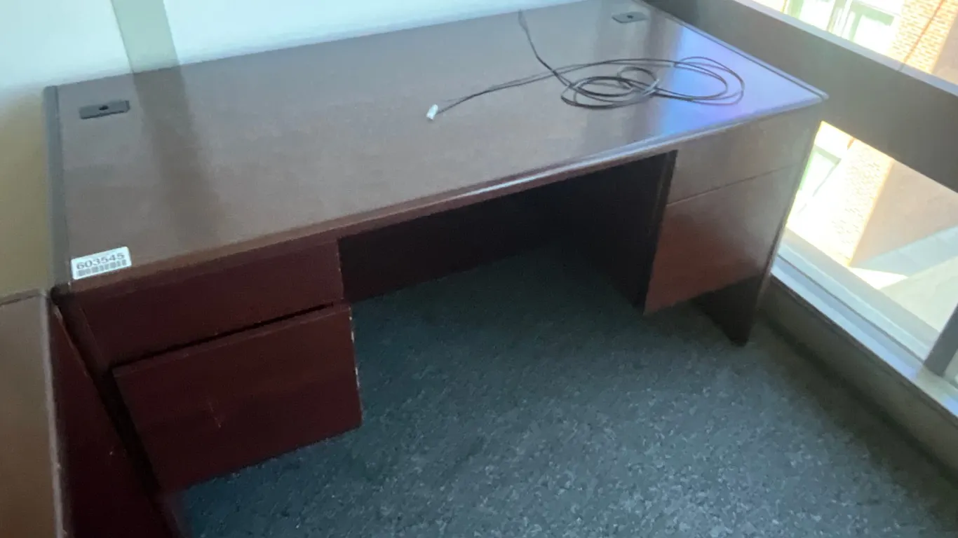 60”-30”-30” DESK WITH DRAWERS