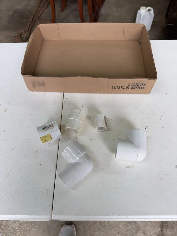 Schedule 40 PVC fittings