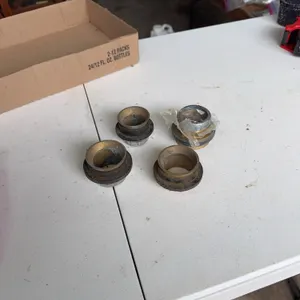 4 brass spuds