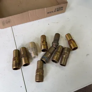 1 inch IPS to brass male adapters 10 pieces