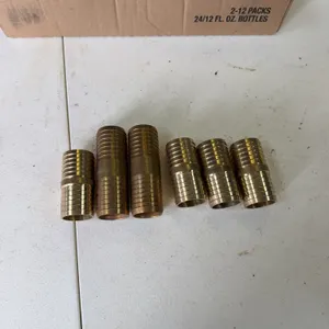 6 1 1/4 inch brass insert couplings