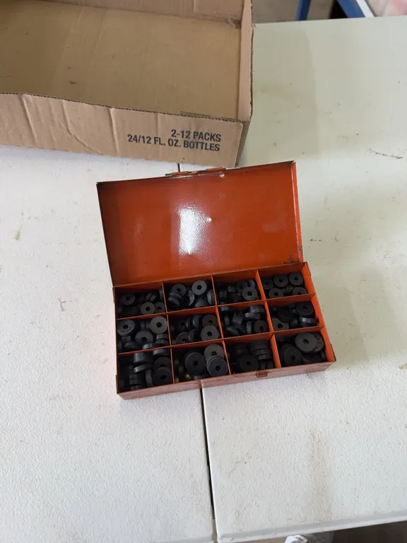 Black seal faucet washers