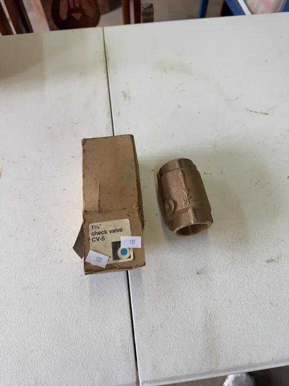 1 1/4 inch check valve