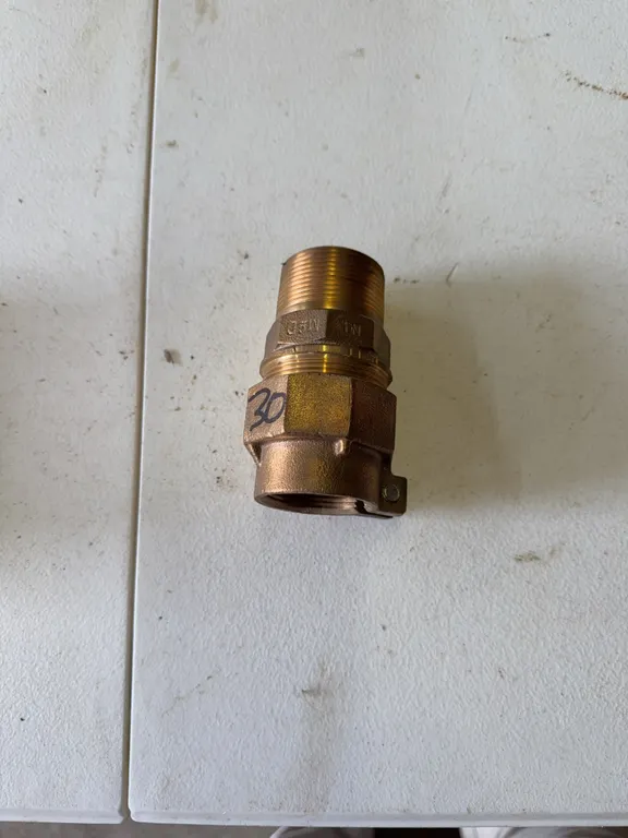 1 1/2 inch brass adapter