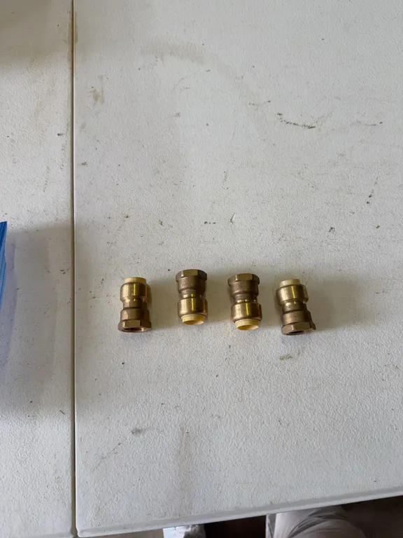 4 1/2 inch copper push fittings