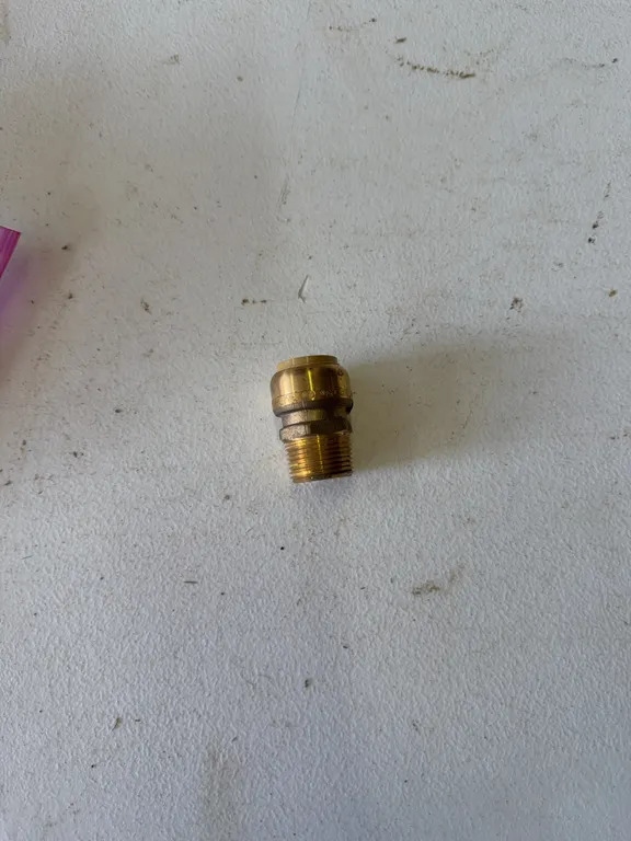 3/4 inch, copper male adapter