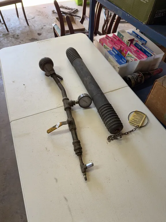 Test stand, long test ball plug