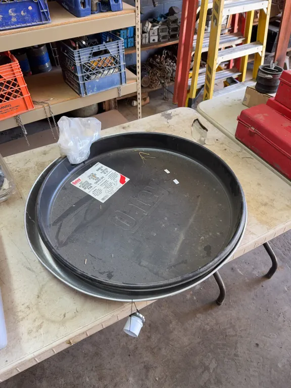 22 inch plastic water heater pan, 22 inch stainless water heater pan