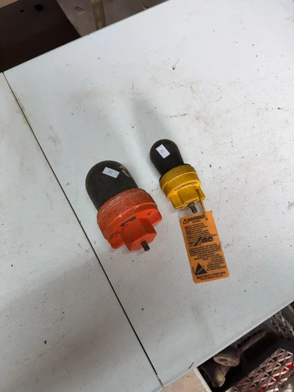 3 inch test ball plug, 2 inch test ball plug