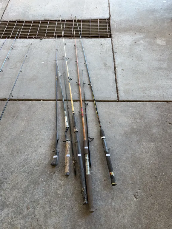 7 poles with no reels