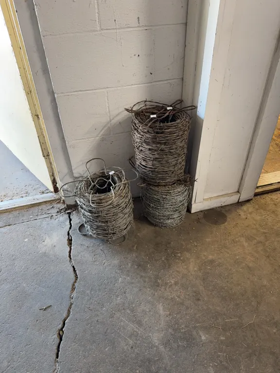 Three partial roles of barbed wire