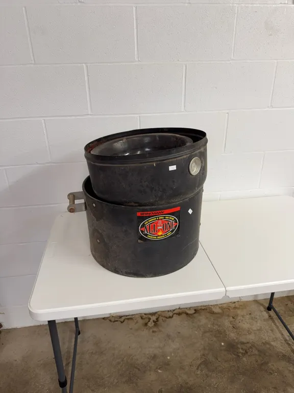 Gas smoker/grill and fryer