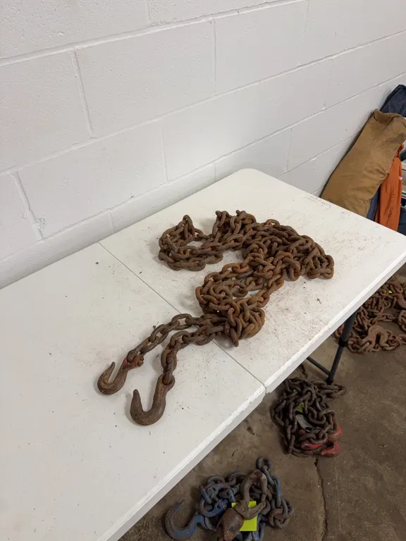 20 foot log chain both hooks