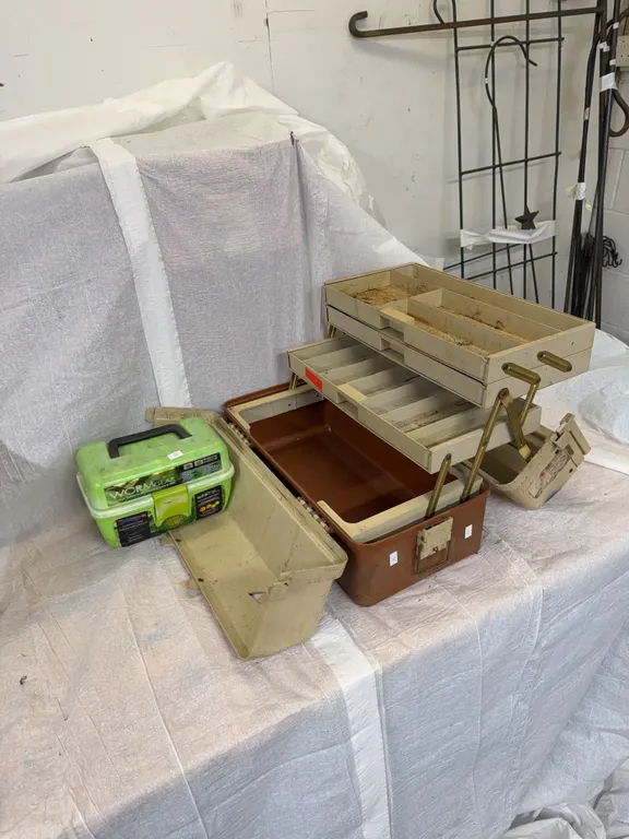 Tackleboxes 1 large 1 small