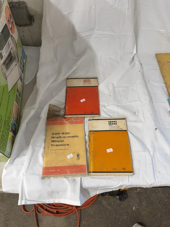 Case series b & 480c manuals tractor manual