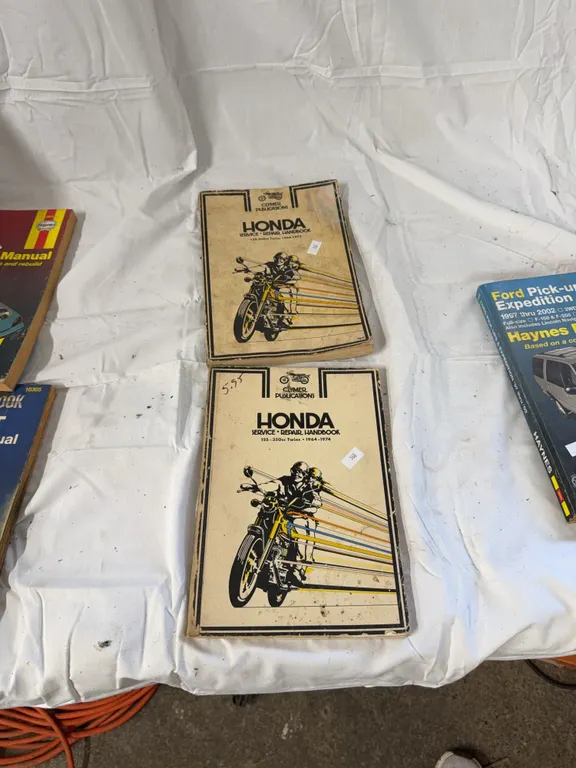 Honda cycle service and repair manuals