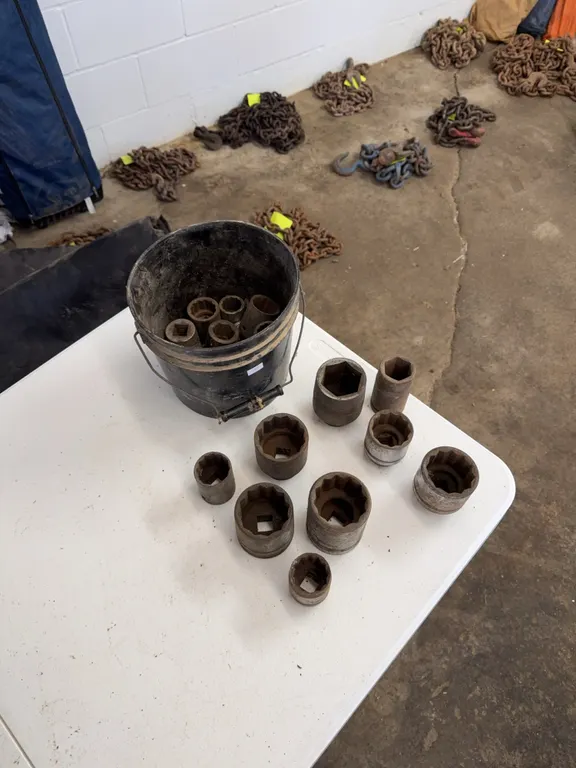 Heavy duty 1 inch drive sockets