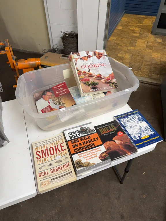 8 cookbooks/biker billys