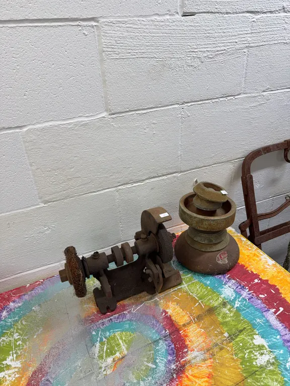 Bench sander, wheels
