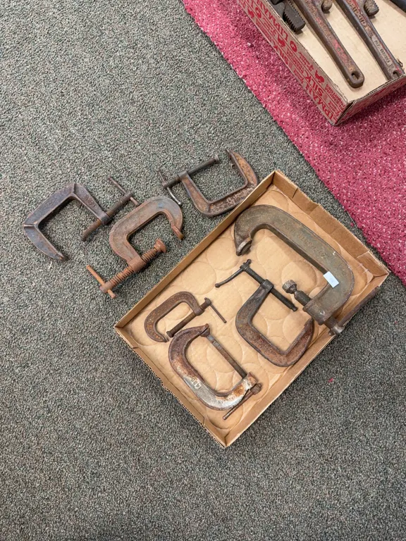 7 C clamps