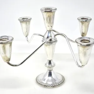 DUCHIN CREATION STERLING SILVER CANDELABRA