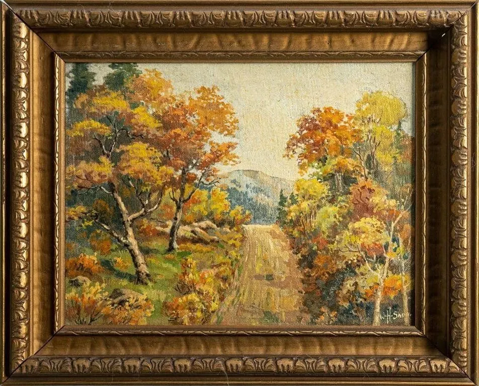 W.H. SADD AUTUMN WOODLAND PATH