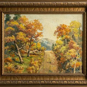 W.H. SADD AUTUMN WOODLAND PATH