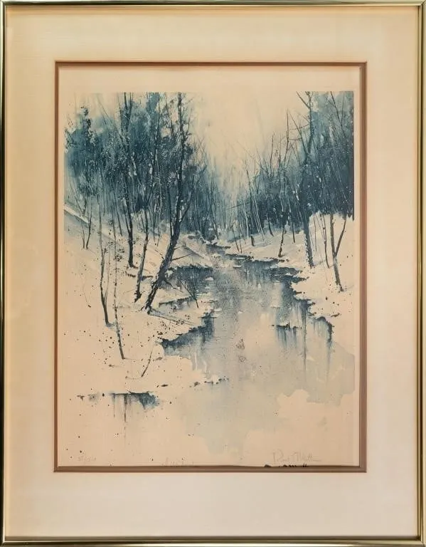 PAUL MATHENIA A WINTER SUN LIMITED EDITION PRINT
