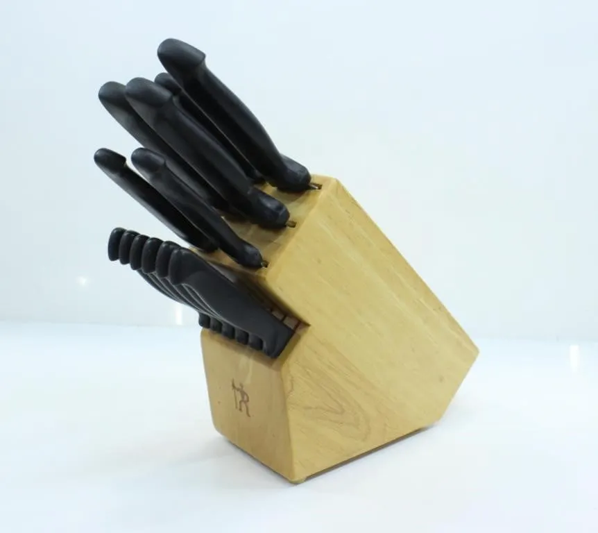 12 PIECE HENCKEL KNIFE SET W/ BLOCK