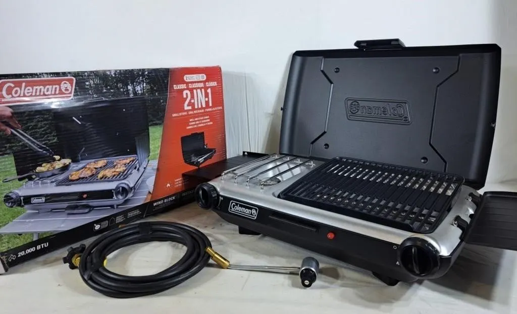Coleman Classic 2-1 Grill/Stove 20,000 BTU