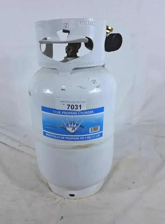 Flame King 11LB Propane Cylinder & Brass Fit