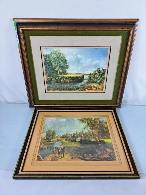 John Constable Framed Prints "View on the Stour