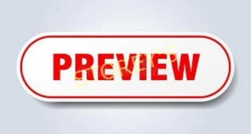 PREVIEW: Fri Oct 9 from 1pm - 4pm